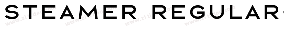 Steamer Regular字体转换